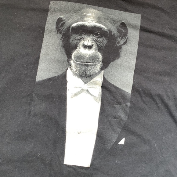 SLS Monkey in Tuxedo T-shirt, Size XXL - Picture 3 of 5